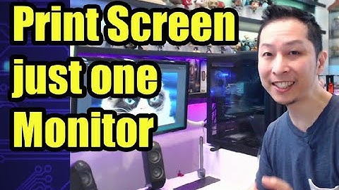 How to Print Screen on Computer (when you have Multiple Monitors)