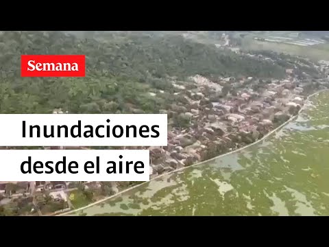 Sobrevuelos para monitorear inundaciones en Atlántico