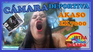  VLOG | Probando Cámara Deportiva AKASO EK 7000 en el IRTRA Petapa | GordyBella