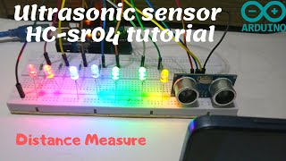 Arduino ultrasonic sensor led projects | Hc-sr04 Ultrasonic sensor