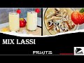 Mix lassi  fruits yoghurt  easy homemade recipe  summer drinks  smoothie  optimistic kitchen