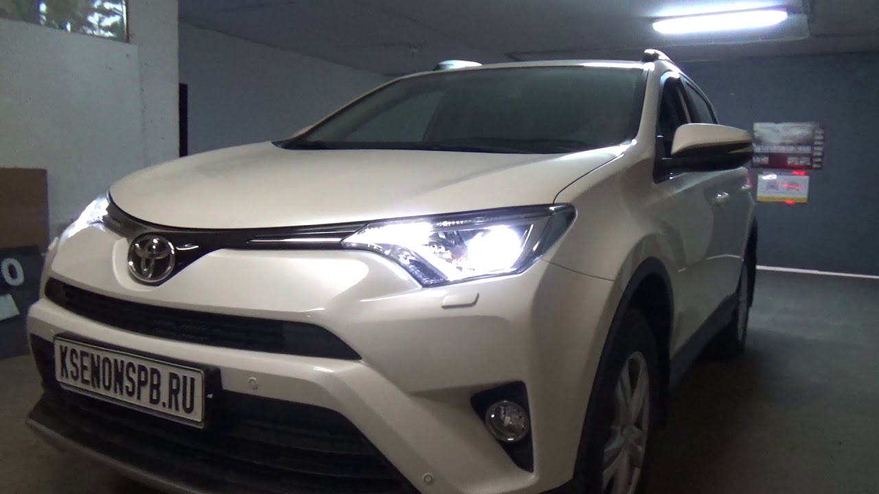 toyota rav4 перегорели лампочки ближнего света