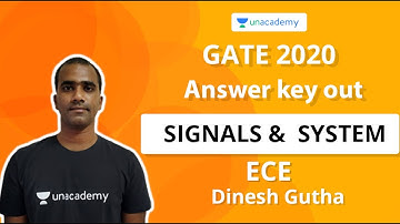 ECE Solutions Part 5 - Signals & Systems | GATE 2020 Answer Key | Dinesh Gutha