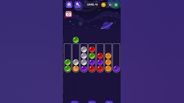 Ball Sort Master Game Level - 15 and Special Level | Puzzle Games #entertainment #puzzle #games
