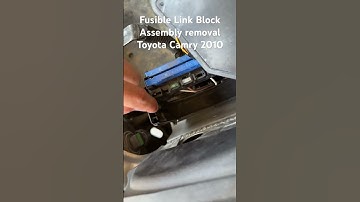 Toyota Camry 2010 Fusible Link Block Assembly removal