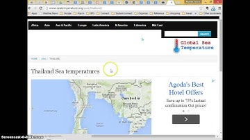 Plotting Sea Temperature Data