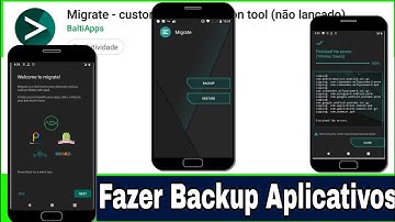 Como fazer backup de aplicativos sem perder nenhum dado (migrate  Root)
