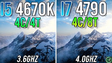 i5 4670k vs i7 4790 - Hyperthreading Making a Huge Difference? - Tested with RTX 3070