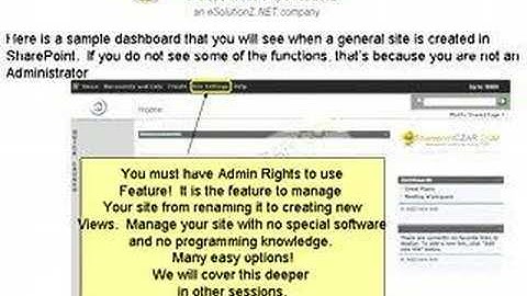 Microsoft Sharepoint General Features