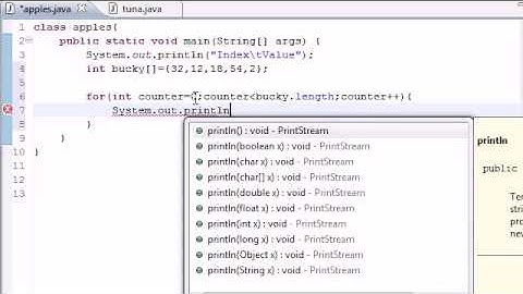 Java Programming Tutorial   28   Creating an Array Table   YouTube