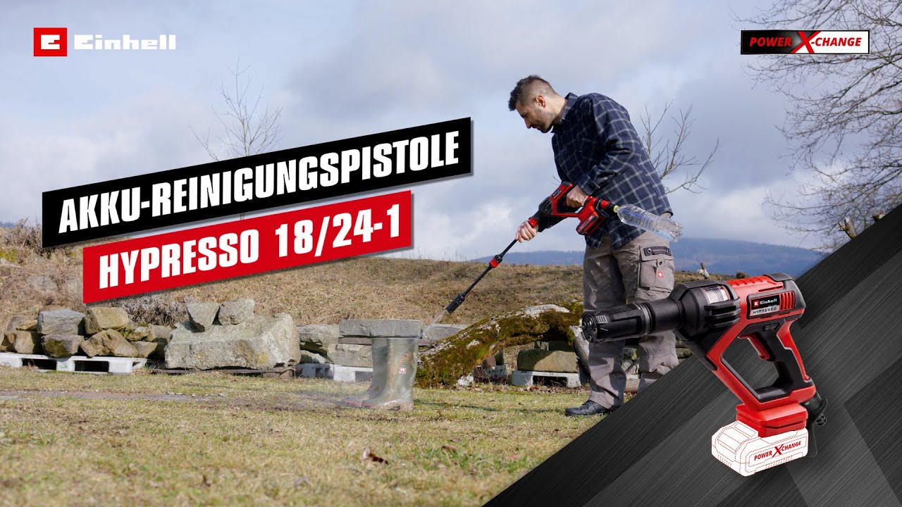 Einhell Akku-Druckreinigerpistole HYPRESSO 18/24-1