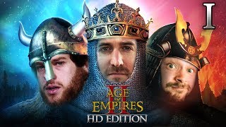 Age Of Empires 2 HD Edition 2v1 #01 | Florentin & Donnie vs. Marco