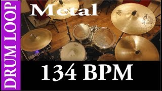 80's Metal drum Loop 134 BPM