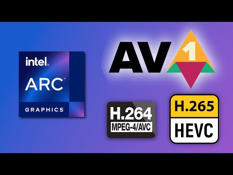 AV1 vs H264 vs HEVC - Intel ARC A770