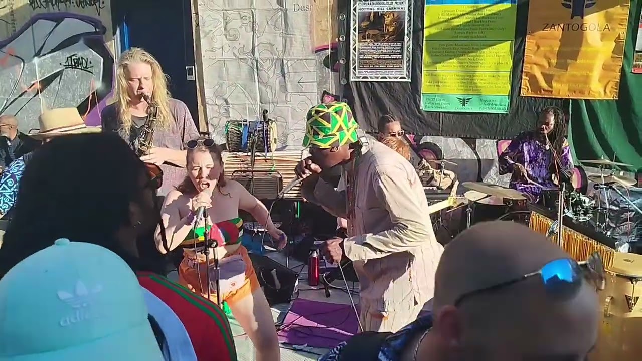 Notting Hill Carnival Monday and listen to this drummer catch the spirit mid drumming! Powerful! 🔥🔥✨