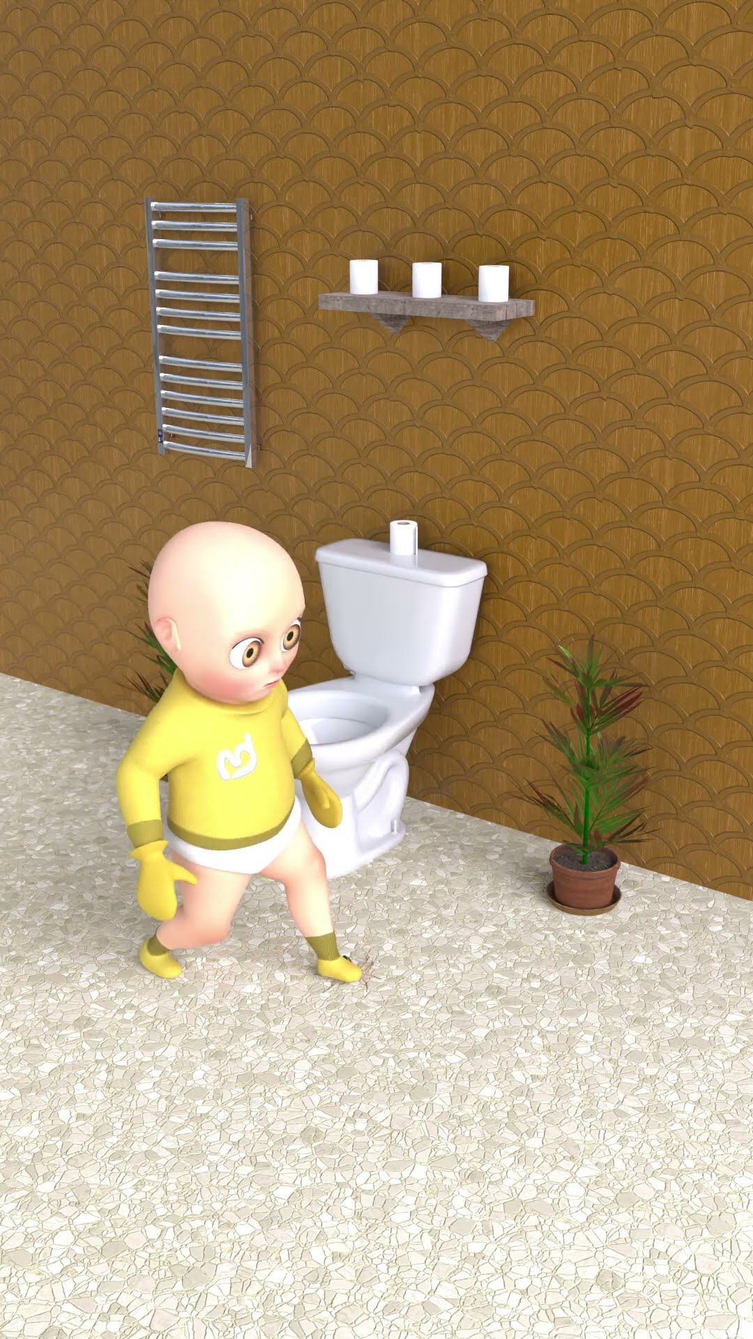 Spider in the toilet! #shorts