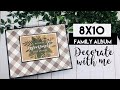 8x10 Family Album - Decorating your Album