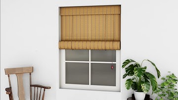 Window Blinds 3D Animation Rendering