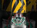 🤯😱 Hydraulic Press Crushes a Solid Metal Door Lock! #shortvideo