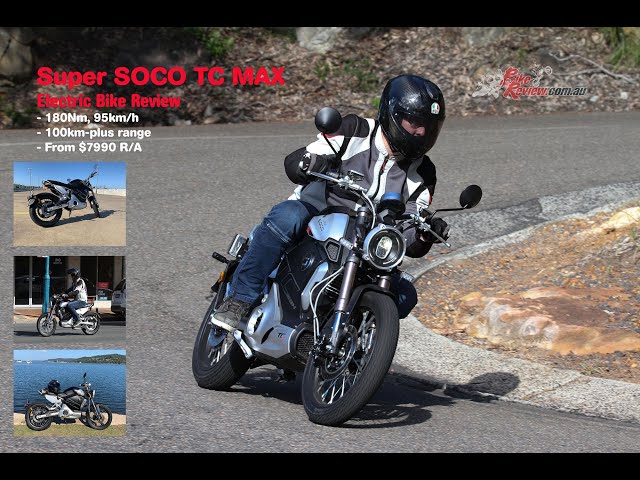 Super SOCO TC MAX Mota Elétrica equivalente a 125cc Review 