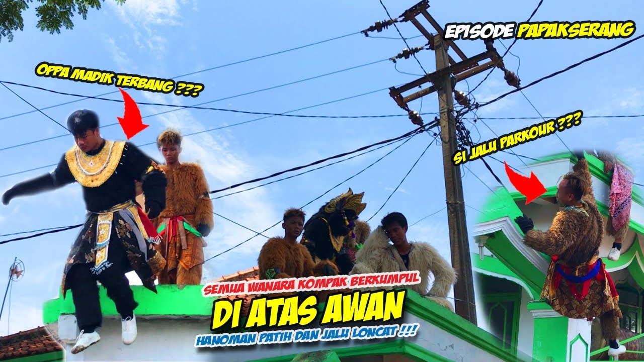 HANOMAN PATIH NONGKRONG DI ATAP RUMAH ❗❗ KUDA LUMPING MUTIARA SURYA PUTRA 🔥 BARGOLA TV