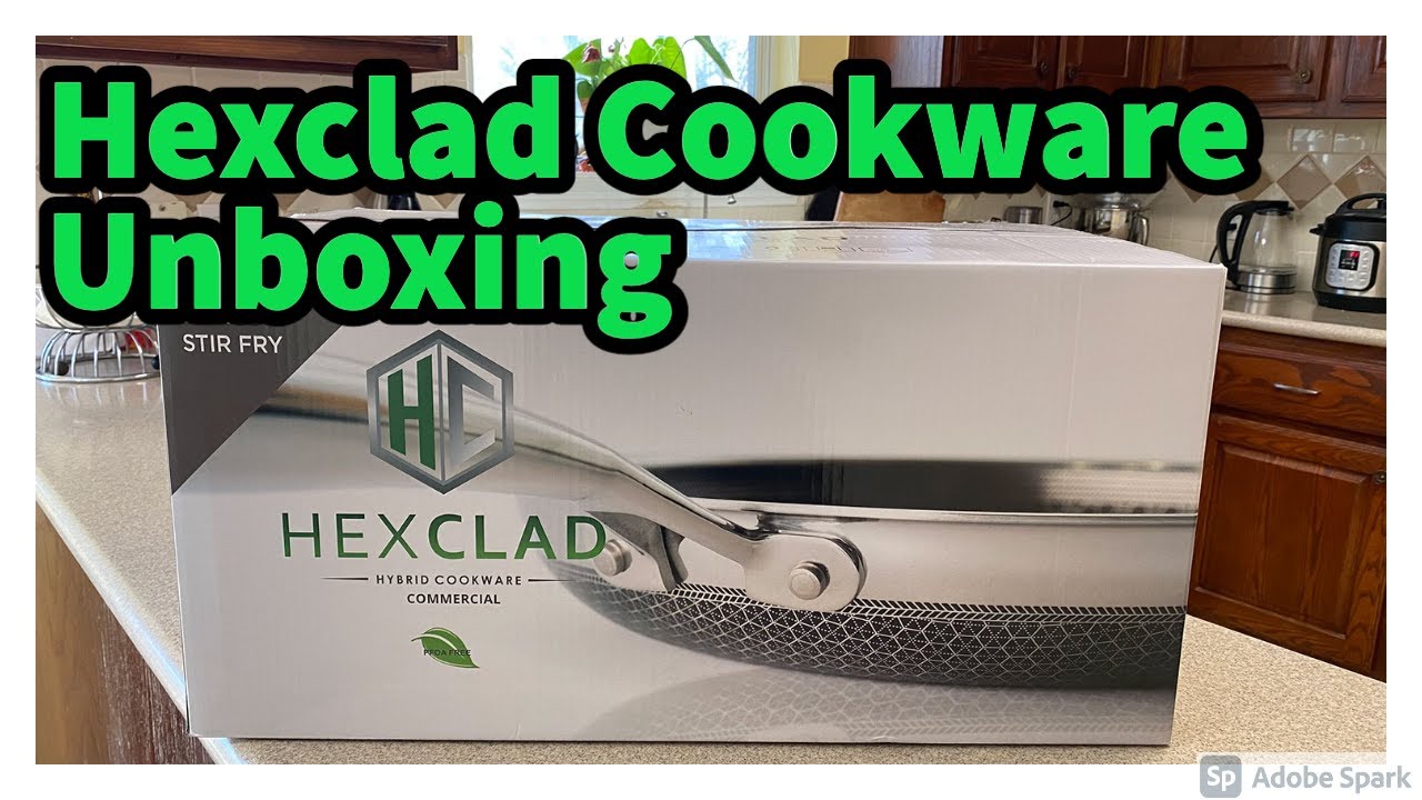 My FIRST and UNBOXING of HEX-CLAD POTS AND PANS! 