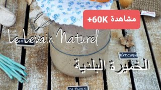 تحضير الخميرة البلدية بالطريقة الصحيحة -الجزء الأول- / Le Levain Naturel