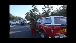 Four vehicle accident on the R72, East London