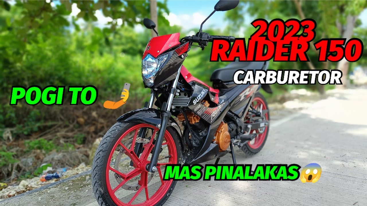 THE LEGENDARY UNDERBONE RAIDER 150 CARBURETOR 2023 Ang Pogi nang