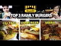 We ate the TOP 3 BEST RAMLY BURGERS in Kuala Lumpur in one night! Best street food in Malaysia?