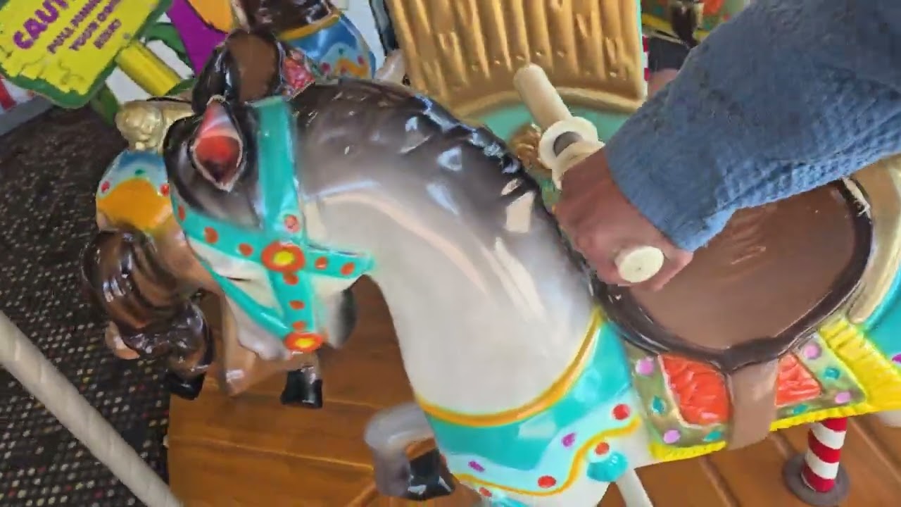Automotive-Toy's Horse Carousel Coin Operated Kiddie ride