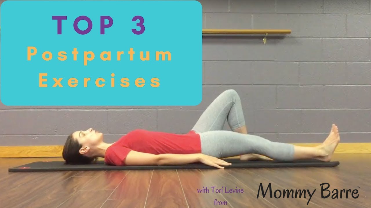 Top 3 Postpartum Exercises You Need to Know - Leg Slides 