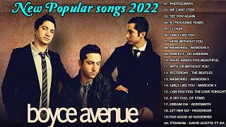 Boyce Avenue Greatest Hits Full Album 2022 | Top Acoustic Cover Songs 2022