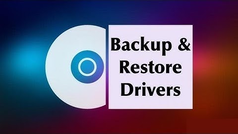 How to Backup And Restore Drivers in Windows 10 - Using CMD