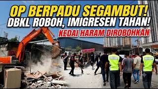 [TERKINI] DBKL Roboh 2 Struktur Kedai Tanpa Kelulusan! 5 Pekerja Warga Asing Ditahan.  @Berita101​