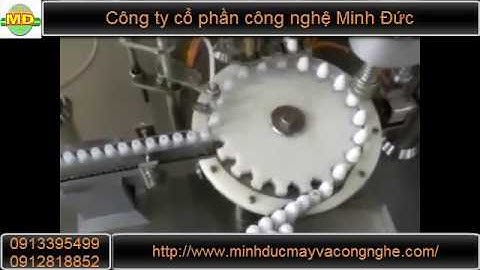 Hệ thống chiết rót đóng nắp chai chính xác Minh Đức
