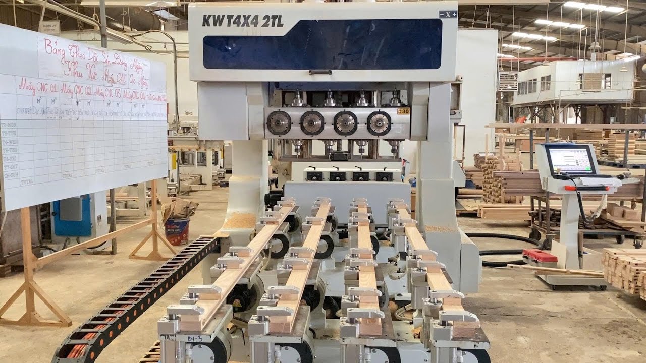 ALL-IN-ONE CNC DRILLING & MILLING MACHINE | 4-AXIS 16-TOOL SOLUTION FOR EXPORT FURNITURE