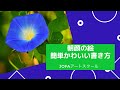 √ダウンロード かわいい 朝顔 イラスト 簡単 110553-かわいい 朝顔 イラスト 簡単
