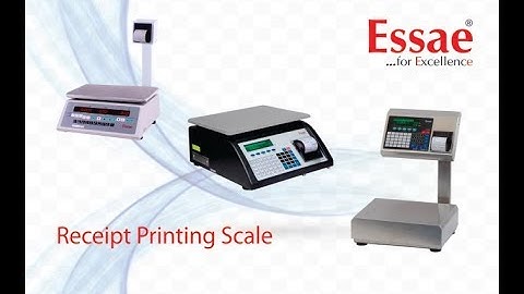 Receipt Printing Scale