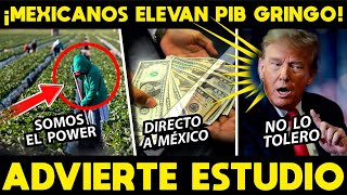 ¡MEXICANOS SON LOS QUE LEVANTAN EL PIB GRINGO! ADVIERTE ESTUDIO