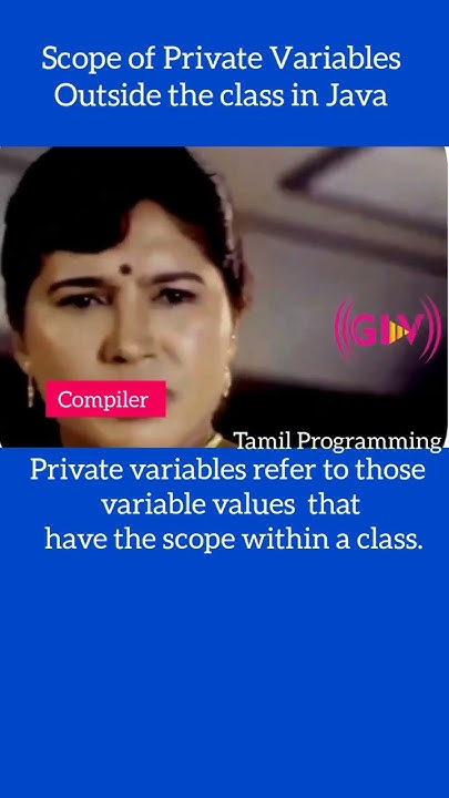 Scope of Private Variables in java - YouTube