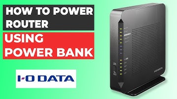 How To Run IO Data Wifi Router On Power Bank