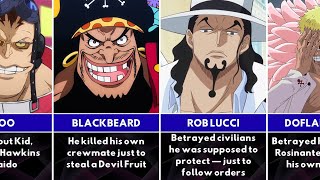 One Piece Characters Who Betrayed Their Allies