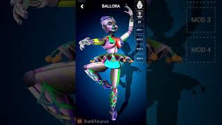 Ballora dances but Every Move changes her Color #Shorts