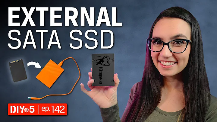 Using an Old SSD as External Storage 🖴 DIY in 5 Ep 142