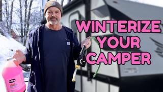 Winterizing a Camper Using the Combination Method