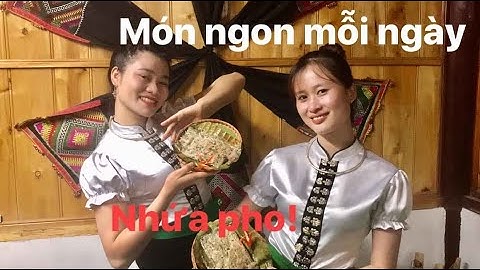 Món Thái Hà Hoa: "Thịt băm gói lá nướng" (Nhứa pho) thơm ngon luôn đó  ạ!