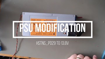 #073 converting HP HSTNS PD29 to 13 8V