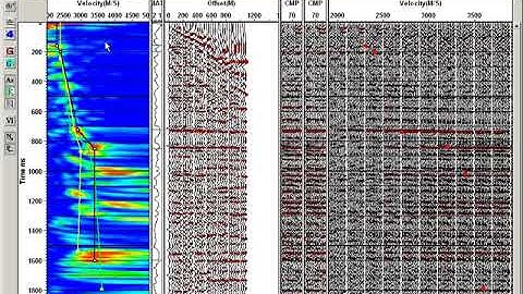 VISTA : Interactive Velocity Analysis Picking 1