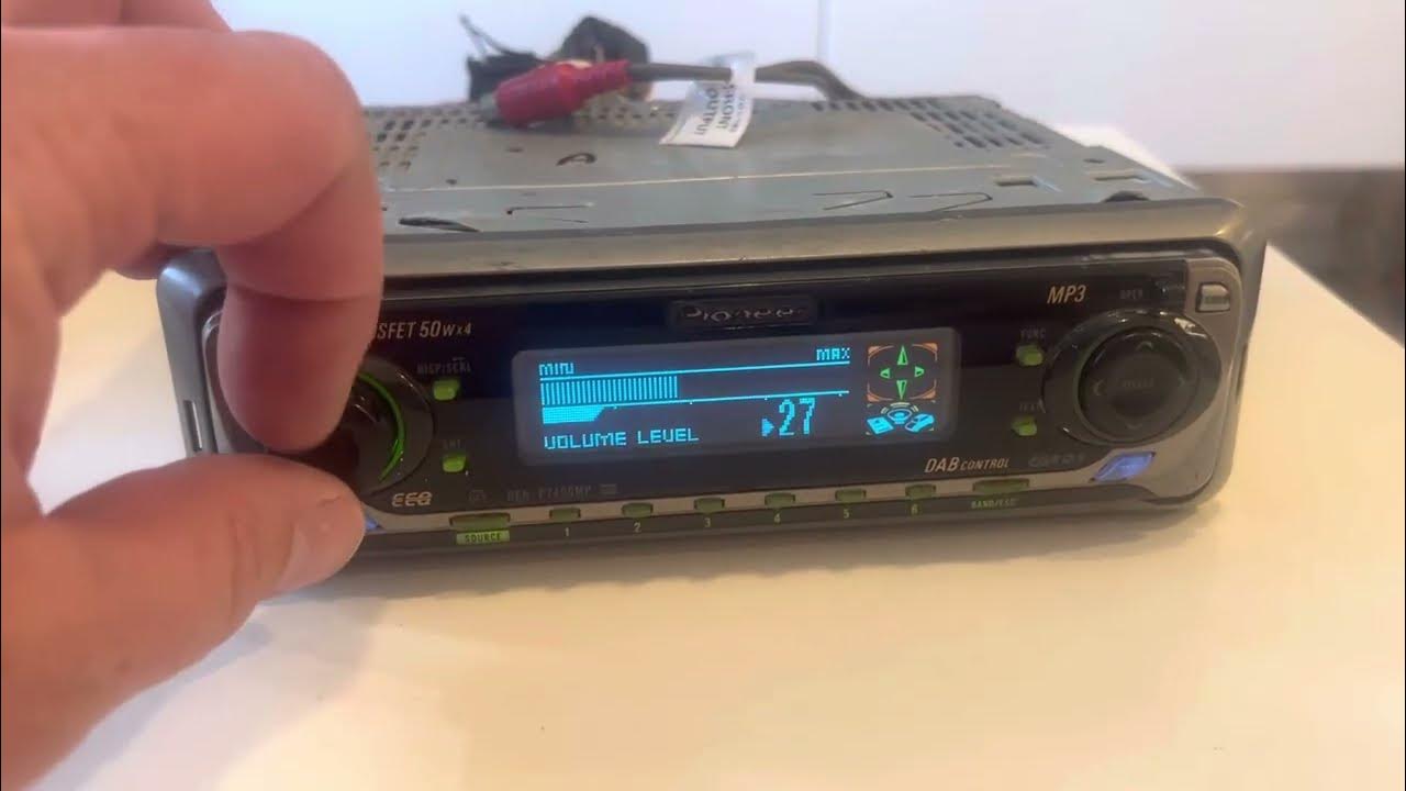 Pioneer DEHP7400MP (A) test video YouTube